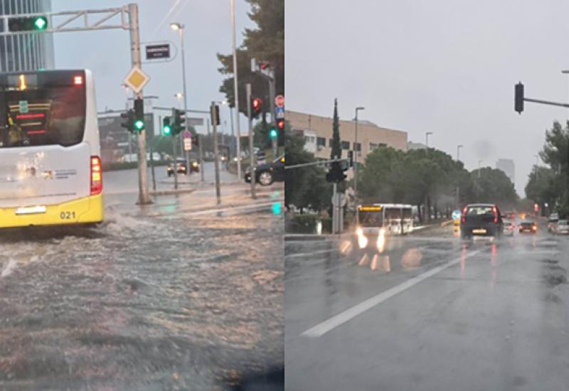 Snažno nevrijeme pogodilo Split, poplavile ceste
